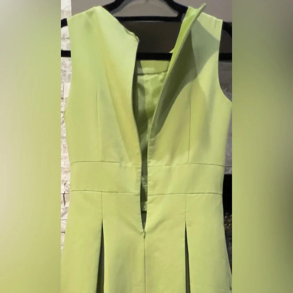 Sharagano size 4 A-Line light green dress - Picture 9 of 11